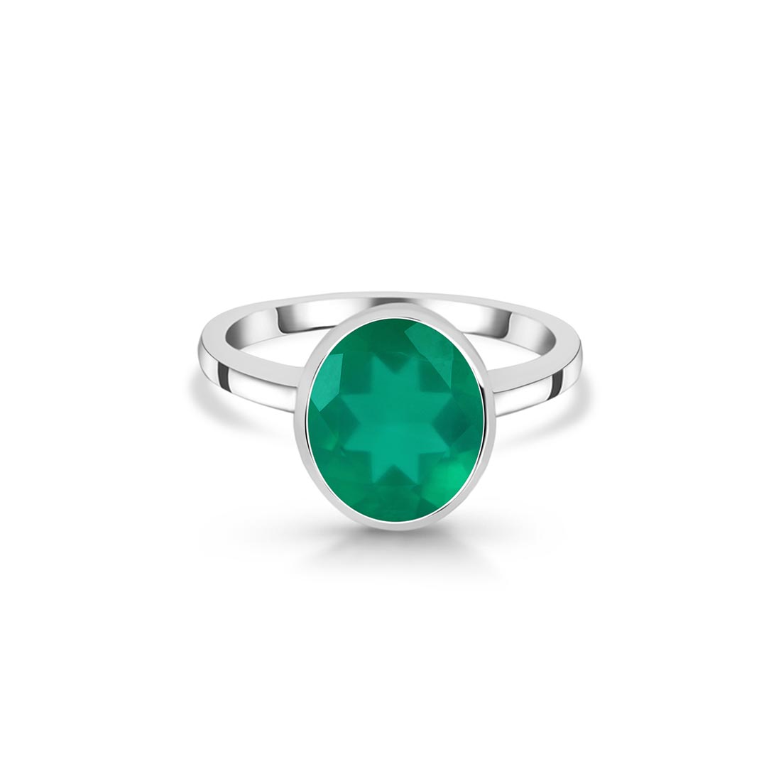 Green Onyx Ring-(GRO-SR-2368.)